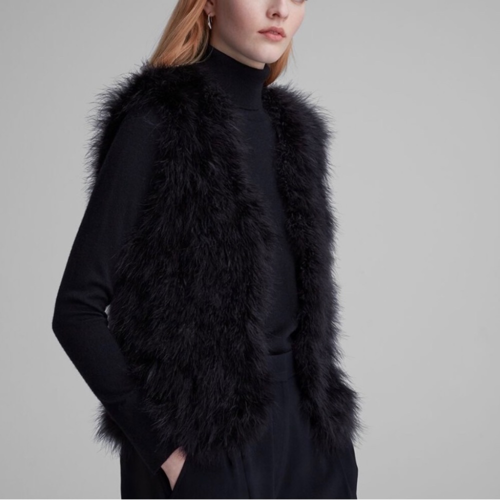 Club Monaco Feather Vest LIKE NEW
